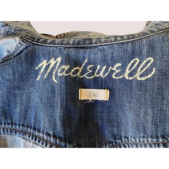 Madewell‎ Denim Blue Jean Shirt Women's  XS - Picture 5 of 5